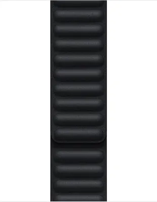 Produktbild von Apple Leather Link dla Watch Series 1-9 / SE - 38/40/41 mm / Series 10 - 42 mm - Rozmiar S/M - Midnight