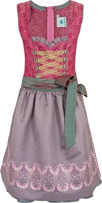 Produktbild von Isar-Trachten Jugend Dirndl "Rabea" | Beere Grau Größe: 152