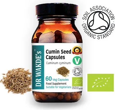 Produktbild von DR WAKDES Kreuzkmmel Kapseln, | 60 Vegi Caps | Ayurveda-Supplement | Vegan | 100% Kruter | Mengenrabatte | Am selben Tag Versand