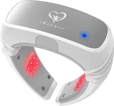 Produktbild von iKeener Neck Massager Nackenmassagegerät Rotlicht-Therapie für Nackenschmerzen-Linderung 650nm Rot & 808nm Infrarot-Licht-Therapie-Behandlung für Gelenkschmerzen