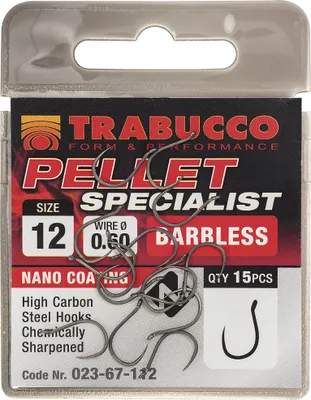 Zdjęcie produktu dla Haczyki Feeder Trabucco Pellet Specialist Bezzadziorowe R. 10