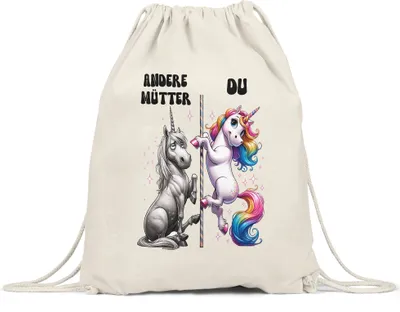 Produktbild von Andere Mütter Du Einhorn Turnbeutel Mutter Spaß Geschenk Unicorn