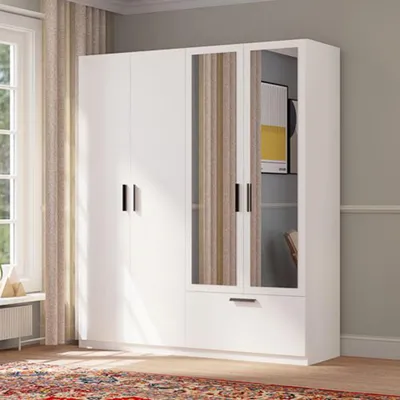 Immagine prodotto di Lidala - Guardaroba Grande, 180x210h cm Bianco, 2 Ripiani