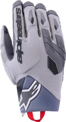 Image de Gants de moto Alpinestars Durack, gris foncé/gris clair, taille S