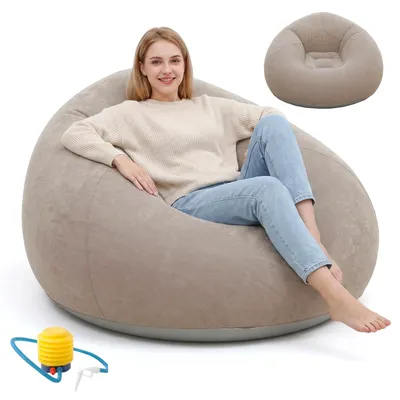 Produktbild von Solidchoice – Aufblasbarer Stuhl für Innen- und Außenbereich, ideal zum Campen