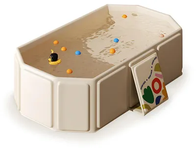 Immagine prodotto di Vaschetta da bagno pieghevole per bambini da 0 a 8 anni