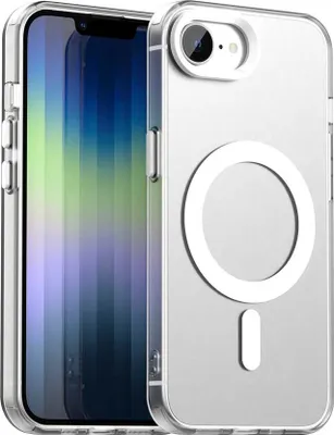 Obrázek produktu pro Pouzdro pro iPhone 16e/iPhone 17e, kompatibilní s MagSafe, tenké poloprůhledné matné nárazuvzdorné pouzdro na telefon Bílý
