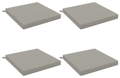 Productafbeelding van Zitkussens SOEST 4 st 100% Polyester Grijs 70 x 70 x 7 cm