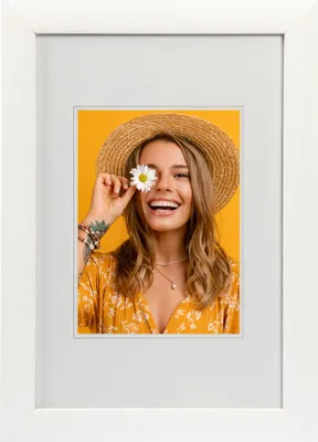 Produktbild von Holz Bilderrahmen Weiß 20x30 cm Bilder Foto Rahmen Fotorahmen Wanddeko Collage Poster HR-11