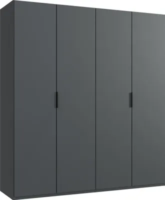 Produktbild von Falttürenschrank >OXFORD< in GRAPHIT - 200x216x58cm (BxHxT)
