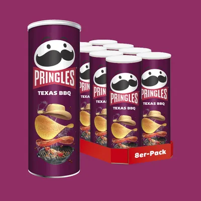Produktbild von Pringles Texas BBQ Sauce - 8x 165g