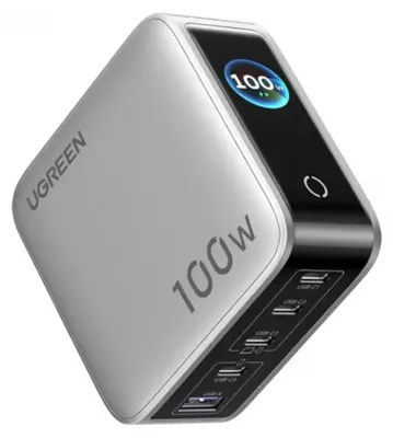 Obrázok produktu pre Sieťová nabíjačka, UGREEN X773 (65620B), 100 W, 4x USB-C, 1x USB-A, sivá