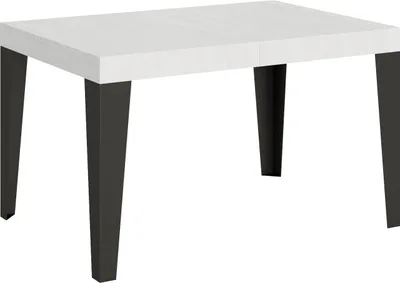 Produktbild von Ausziehbarer Tisch 90x130/234 cm Gestell Flame White Ash Anthrazit