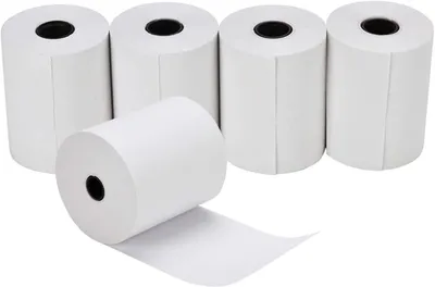 Produktbild von 5x Thermorollen 80x80x12mm BPA-Frei für Bondrucker – Bonrollen Thermopapier 80m