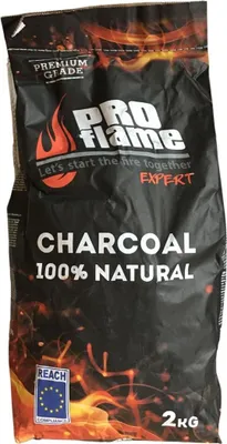 Image de 2kg de charbon de bois de feuillus Charbon de qualité supérieure pour BBQ