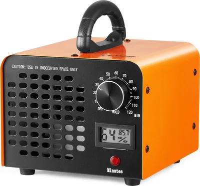 Productafbeelding van Ozongenerator - 12000 mg/u - 80W - Luchtreiniger - 300㎡ - Ozonapparaat Gebouwrenovatie - 0-120 Minuten Timer