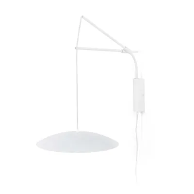 Zdjęcie produktu dla Lampa ścienna LED do czytania Ø 40 cm biała