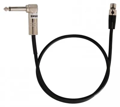 Produktbild von Shure WA304, 6.35mm, Männlich, Weiblich, 0,6 m, Schwarz