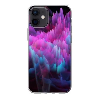 Produktbild von MuchoWow® Handyhülle Schutzhülle Hülle für iPhone 12 Rauch - Farbe - Abstrakt Silikon Softcase Handy Hülle - Schutzhülle
