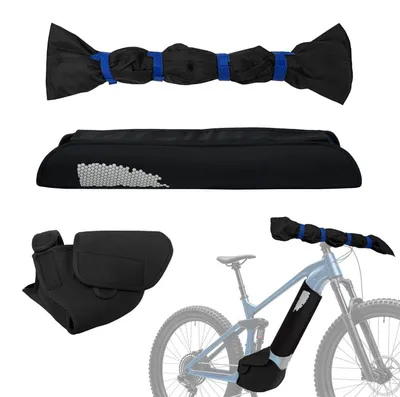 Produktbild von E-Bike Transportschutz Set 3-teilig, Fahrradschutz für Heckträger, Rahmensattel Akkuschutz
