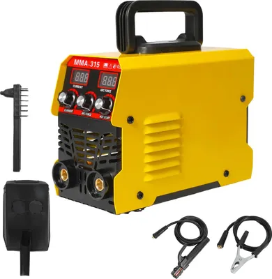 Obrázok produktu pre Zvárač MMA-315 – Invertorový zvárač pre elektródy – Prenosný – Dvojitý displej – 220V – Nastaviteľný prúd – Kompaktný