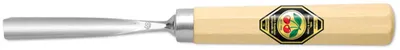 Produktbild von Kirschen 3206010 Kerbschnitzbeitel mit Weißbuchenheft, 10 mm Stich 6, gerade, flache Höhlung, Achtkantform