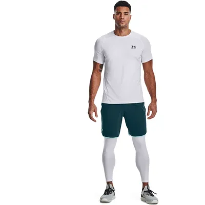 Image de Under Armour Hommes HeatGear Tights Leggins - 1361586, Couleur:Blanc, Textile:L