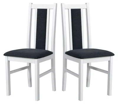 Image de CHAISE DE SALLE À MANGER - Lot de 2 Bos 14 blanc hygge 96