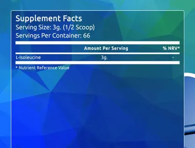 Produktbild von L-Isoleucin-Pulver 200 g