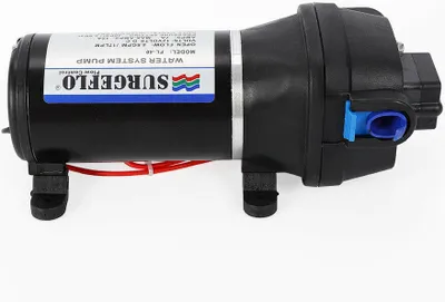 Zdjęcie produktu dla pompa wysokociśnieniowa 12V Pompa wody pod ciśnieniem Samozasysająca pompa wysokociśnieniowa o stałym ciśnieniu Stabilna pompa membranowa do przyczep kempingowych 40 Psi Wyposażenie pompy