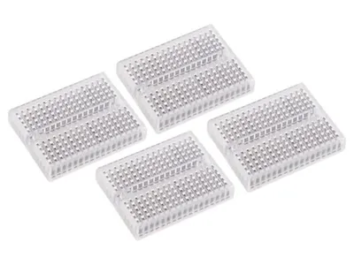 Immagine prodotto di Set Mini breadboard - 170 punti di ancoraggio - 4 Pz