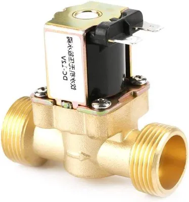 Obrázek produktu pro Elektrický 12V tryskový ventil G3/4 z mosazi, 2cestný regulátor tlaku