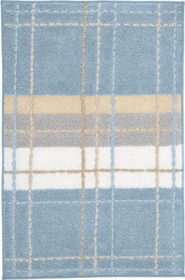 Produktbild von Kleine Wolke Badteppich KARA Stahlblau 60 x 90 cm