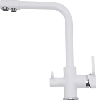 Produktbild von Wasserhahn, deckmontiert, 360° schwenkbar, WEISS