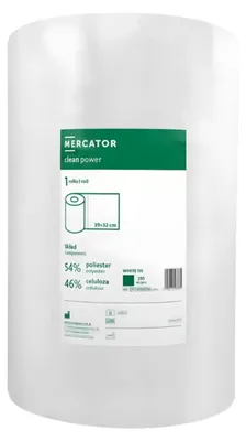 Zdjęcie produktu dla Ręcznik papierowy Mercator biały 39 x 32 cm czyściwo przemysłowe białe 39x32cm ścierki