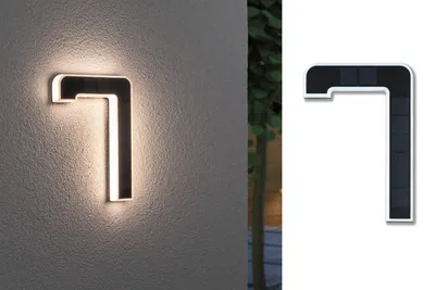 Produktbild von Paulmann Solar LED Hausnummernleuchte Nummer 7