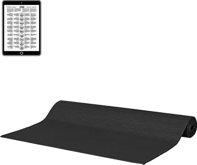 Produktbild von Best Sporting Pilatesmatte kompakt in 173 x 61 x 0,3cm I Yogamatte, ideal für unterwegs I inkl. Übungsanleitung I Sportmatte Fitnessmatte rutschfest I Yoga Mat aus schadstoffem PVC
