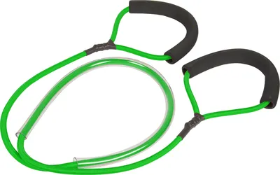 Zdjęcie produktu dla Taśma gimnastyczna Deuser Physio Tube Basic średnia wytrzymałość kolor zielony