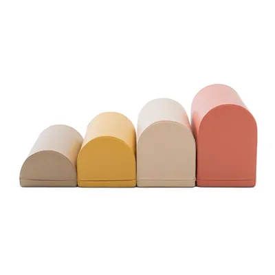 Image de IGLU SET 38 Motion 4 Stufen - Rose/Beige/Gris/Miel - cubes en mousse / cubes de jeu pour enfants