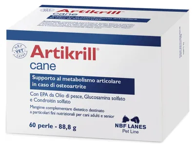 Produktbild von Artikrill, 60 Kapseln - Unterstützung des Stoffwechsels der Gelenke bei Osteoarthritis bei Hunden