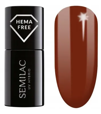 Obrázek produktu pro SEMILAC Hybridní lak 418 Red Hot Beach (bez HEMA) 7ml