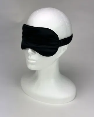 Produktbild von Seidenschlafmaske H-1 - schwarz