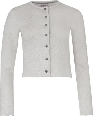 Produktbild von Trachtenstrickjacke Tiefenbach lichtgrau/melange L