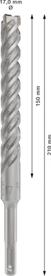 Immagine prodotto di PRO SDS plus-5X Trapano a percussione, 17 x 150 x 210 mm
