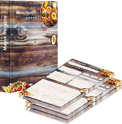 Produktbild von PRICARO Rezeptordner mit Rezeptblock "Farmhouse", A4
