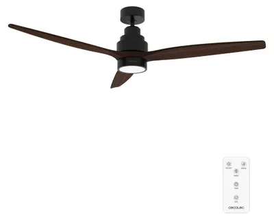 Zdjęcie produktu dla CECOTEC 05841 - Wentylator sufitowy EnergySilence Aero 5300 Black&Wood Design