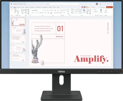 Obrázok produktu pre Lenovo ThinkVision E24-40, 60,5 cm (23.8"), 1920 x 1080 px, Full HD, LCD, 6 ms, Čierna