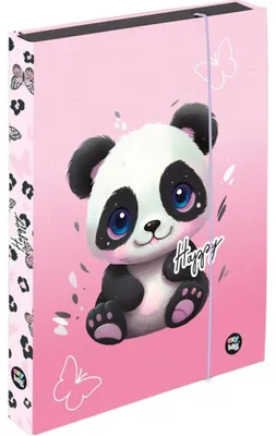 Produktbild von OXYBAG Box fü r Arbeitsbü cher A4 Jumbo Panda