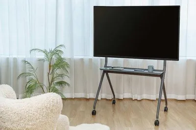 Productafbeelding van Mobiele tv-standaard voor schermen tot 86 inch, draagvermogen 120 kg