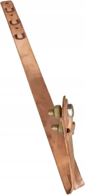 Produktbild von Unterfliesenhalter für Draht L-415 gedreht H 130mm. ZS KUPFER
